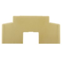 Terminal cover, PA 66, beige, Height: 196 mm, Width: 46 mm, Depth: 78 mm