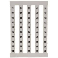 DEKAFIX TERMINAL MARKER, 5X6MM, 51 - 100 VERT