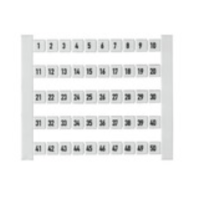 DEKAFIX TERMINAL MARKER, 5X5MM, 51 - 100 HORZ