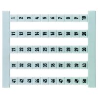 DEKAFIX TERMINAL MARKER, 5X5MM, 1-50 VERT