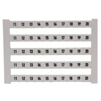 DEKAFIX TERMINAL MARKER, 5X6MM, 11-20 HORZ