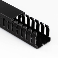 DUCTING, BETADUCT OPEN 75H X 50W, BLACK