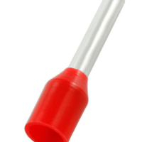 CRIMPTECH CORD END TERMINAL, 1.5MM2 X 18MM, RED