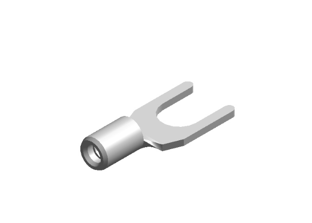 CRIMPTECH NON-INSULATED, FORK, 1.5-2.5MM, M4
