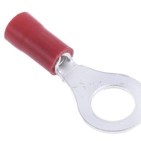 CRIMPTECH PRE-INS TERMINAL, RING, RED, M6