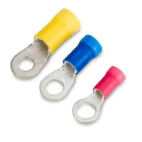 CRIMPTECH PRE-INS TERMINAL, RING, RED, M4