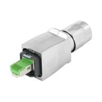 PLUG INSERT METAL, RJ45 TOOL FREE IE-PS-V14M-RJ45-FH-P