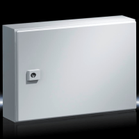 ENCLOSURE, COMPACT AE 380X300X155, P/COATED STEEL