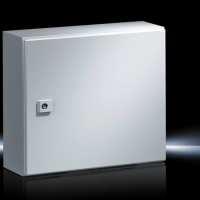 ENCLOSURE, COMPACT AE 600X380X350, P/COATED STEEL