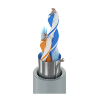 MULTICORE RS232/422 24AWG-2PR FPE O/A FOIL PVC