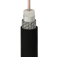 COAX RG59 75 OHM BLACK 23AWG