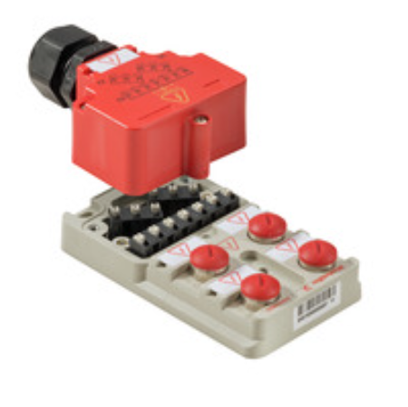 POWER DISTRIBUTOR, M12 S-CODED SAI-4-M-MVV-M12 1:1