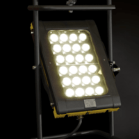 SA LUMIN EX LED AREA LIGHT 230V STAHL P