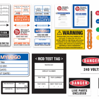 H/Duty Test Tags - Laminated