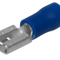 CRIMPTECH PRE-INS TERMINAL SGRIP, BLUE, 6.4MM