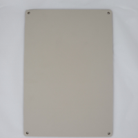 ENCLOSURE GEAR PLATE 380 X 280 X 4MM, GREY