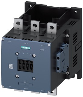 CONTACTOR, AC3 200KW 400A 3P 2NO+2NC NO COIL