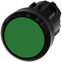 PUSHBUTTON, 22MM PLASTIC, GREEN
