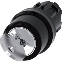 KEY-OPERATED SWITCH, 22MM PLASTIC