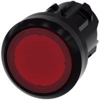 PUSHBUTTON, 22MM PLASTIC, ILLUM., RED
