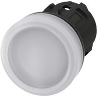 INDICATOR LIGHT, 22MM PLASTIC, WHITE