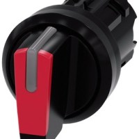 SELECTOR SWITCH, 22MM PLASTIC ILLUM., RED