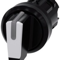 SELECTOR SWITCH, 22MM PLASTIC ILLUM., WHITE