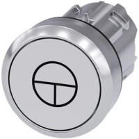 PUSHBUTTON, 22MM METAL, WHITE
