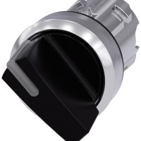 SELECTOR SWITCH, 22MM METAL, ILLUM., BLACK, O-I