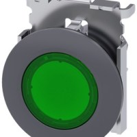 INDICATOR LIGHT, 30MM, METAL, MATTE GREEN