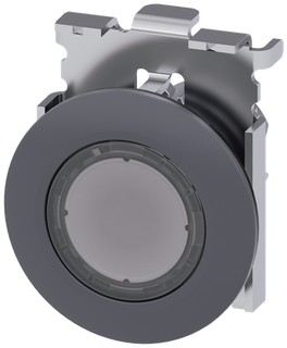 INDICATOR LIGHT, 30MM, METAL, MATTE CLEAR