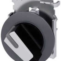 SELECTOR SWITCH, 30MM, METAL, ILLUM., MATTE WHITE, O-I