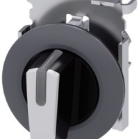 SELECTOR SWITCH, 30MM, METAL, ILLUM., MATTE WHITE, I-O-II