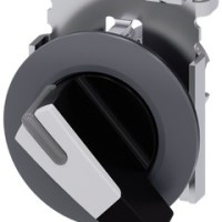 SELECTOR SWITCH, 30MM, METAL, ILLUM., MATTE WHITE, O-I