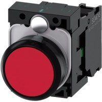 PUSHBUTTON, 22MM PLASTIC, RED