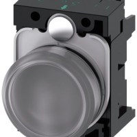 INDICATOR LIGHT, 22MM PLASTIC, LED 110VAC, CLEAR