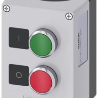 PUSHBUTTON ENCLOSURE, 22MM METAL, 2 HOLE, GRAY
