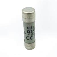 FUSE, CARTRIDGE 10.3X38MM GG , 500V 25A