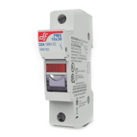 FUSE, 10X38 DIN HOLDER 1000VDC 32A 1 POLE