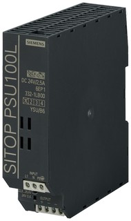 SITOP POWER SUPPLY, PSU100L 24VDC 2,5A
