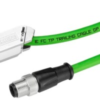 CABLE, PRE-ASSEMBLED, ETHERNET, M12-180/RJ45, 2.0M