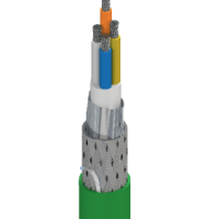 CAT5E DATATUFF PROFINET QUAD 2PR 22AWG, GREEN