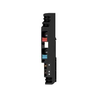 Supply terminal, TS 35, black