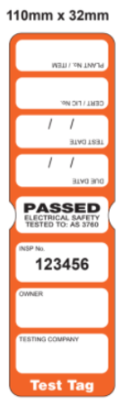 TEST TAG, SLIM, CSL, ORANGE, JAN-JUN, 100/PK – CSL Connect
