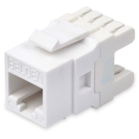 KEYCONNECT CAT6+ MODULAR JACK RJ45, WHITE