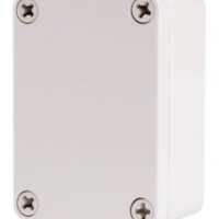 ENCLOSURE, S SERIES ABS GREY LID, 75X105X55