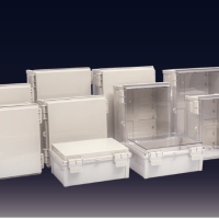 ENCLOSURE, Q SERIES ABS CLEAR LID, 150X150X90