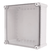 ENCLOSURE, S SERIES ABS CLEAR LID, 280X280X130,