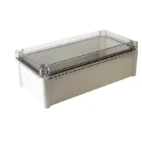 ENCLOSURE, S SERIES PC CLEAR LID, 190X380X130,