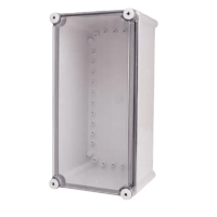 ENCLOSURE, S SERIES PC CLEAR LID, 190X380X180,